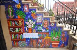 la casa azul mural