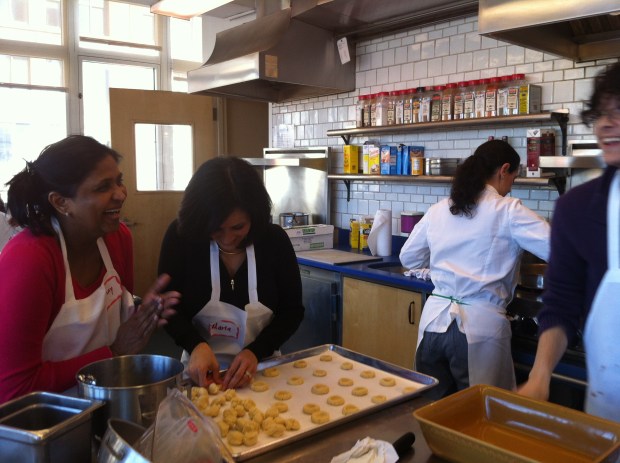 Jenny, Maria, and Seri share a laugh