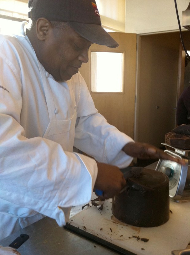 Will cutting block of chocolate