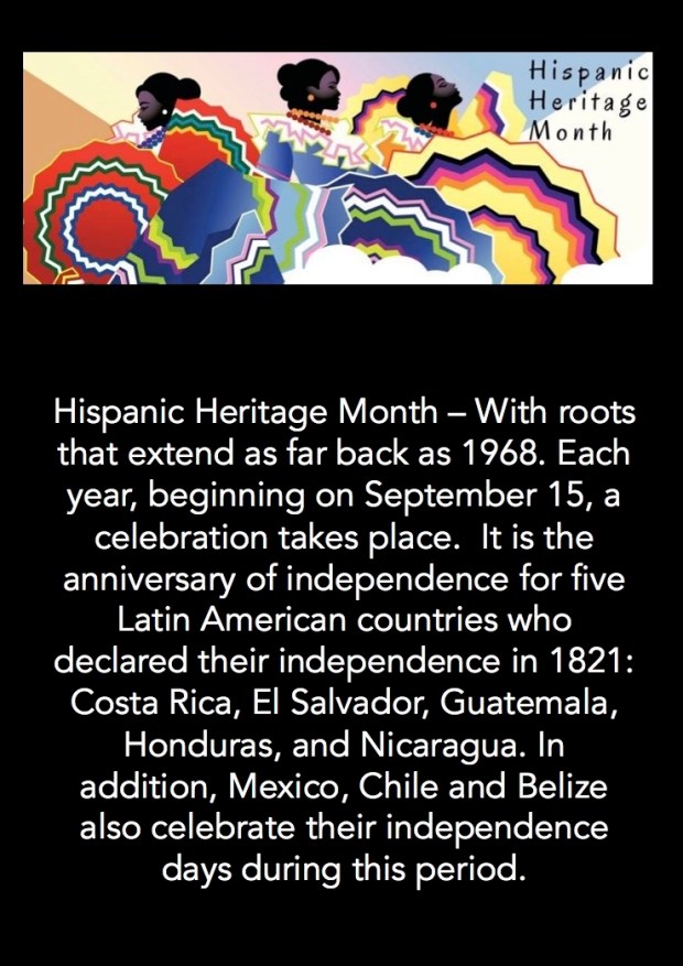 Hispanic Heritage Month